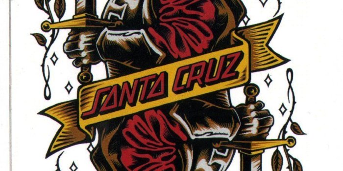 906x1239 Santa Cruz Skateboard Sticker - King Playing Card skate board