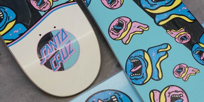 1080x1616 Santa Cruz x Odd Future | Summer | Skateboard, Skateboard deck art