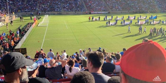 800x1066 Stanford Stadium, section 137, row V, seat 5 - San Jose Earthquakes