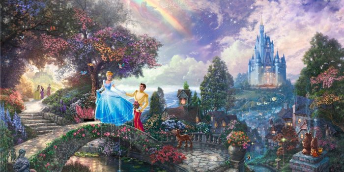 1920x1080 Cinderella and Prince Charming wallpaper - Cartoon wallpapers - #9677
