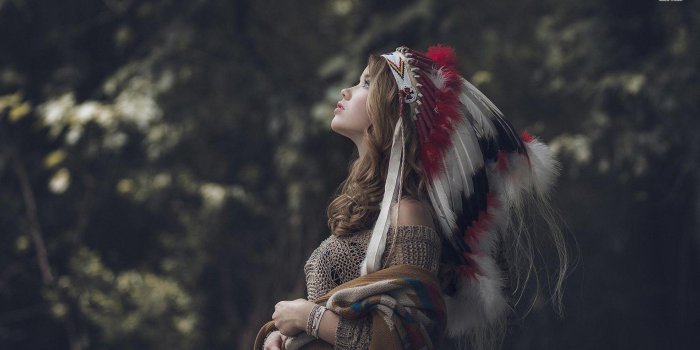 1920x1080 Native American Headdress Girls Wallpapers