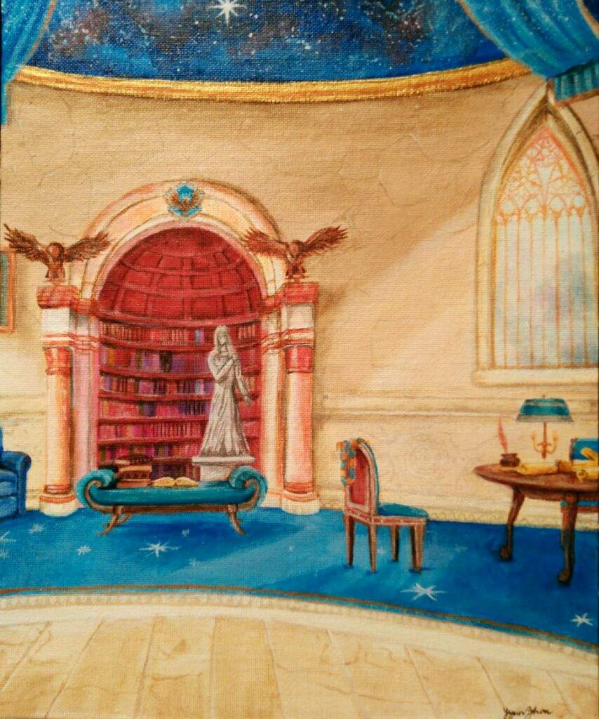854x1024 My Painting: The Ravenclaw Tower | Harry Potter Amino
