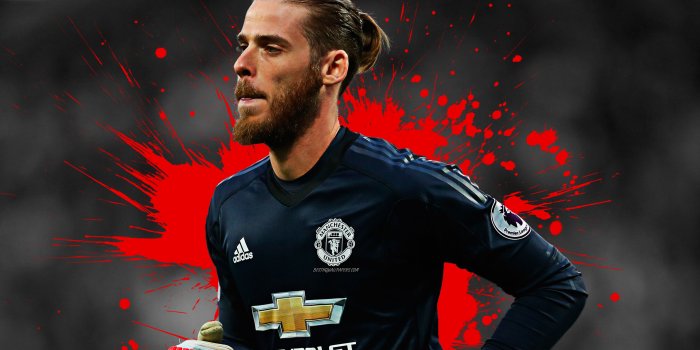 3840x2400 David De Gea, 4k, Manchester United, Art, Splashes - 4k Wallpaper