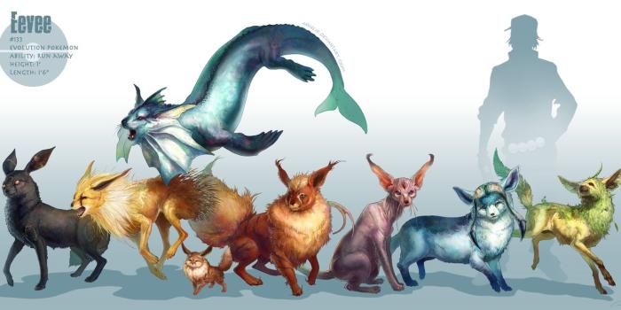 1500x675 arvalis eevee espeon flareon glaceon jolteon leafeon pokemon