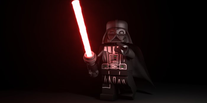 3840x2160 Star Wars, LEGO Star Wars, Sith, Simple background, Lightsaber, LEGO