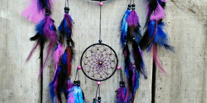1080x1752 Black, Blue & Purple Dreamcatcher | Dream Worldddddddddd | Dream