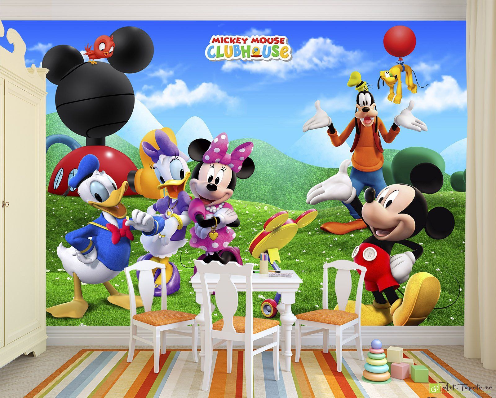 1600x1286 Children's Wallpaper & Wall Murals - Mickey Mouse Clubhouse