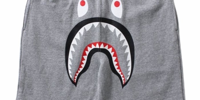 920x928 A Bathing Ape Shark Sweat Shorts - Bape Grey T Shirt, Transparent