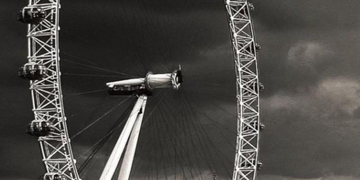 1080x1920 London Eye Black And White iPhone 6 Plus HD Wallpaper - MacTrast