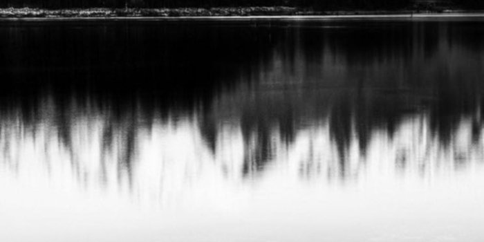 744x1392 Black And White Snow Mountain Lake - The iPhone Wallpapers