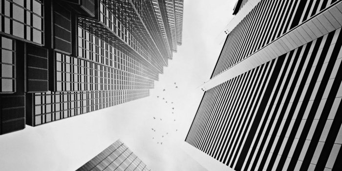 1080x1920 Skyscraper Buildings Black White Lockscreen iPhone 6 Plus HD