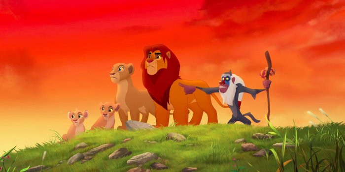 1920x1080 Simba Nala Kiara Tiifu Аnd Rafiki Lion Guard Hd Wallpaper - Lion