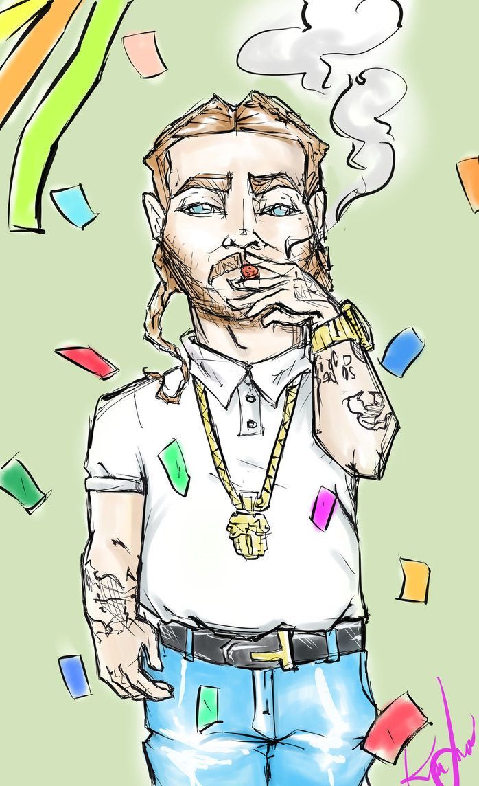 698x1144 Post Malone Cartoon Wallpapers - Top Free Post Malone Cartoon