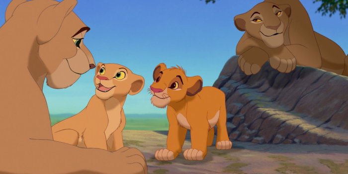 1920x1080 Lion King Disneyscreencaps - King Simba And Nala Cubs (#1042369