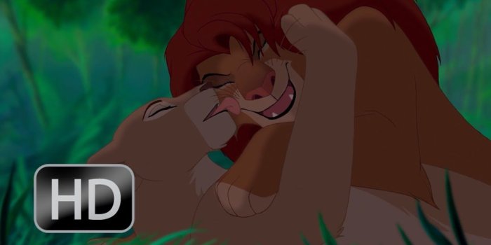 1238x720 The Lion King - Simba & Nala fall in love [HD]