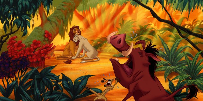 3000x1861 Simba And Nala Painting at PaintingValley.com | Explore collection