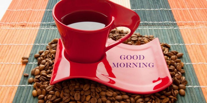 1920x1080 Coffee Beans Good Morning Quotes Wallpaper 05691 - Baltana