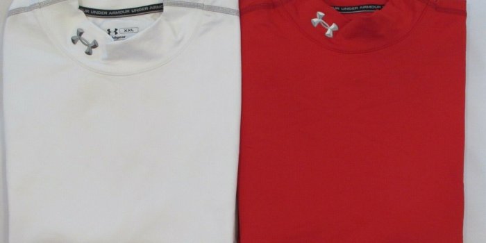 1600x1200 NEW MEN’S UNDER ARMOUR COLD GEAR L/S FITTED MOCK SHIRT, PICK A SIZE & COLOR