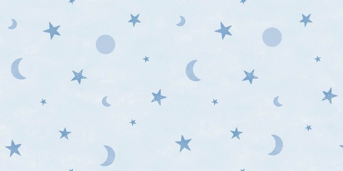 1000x1000 Essener Tiny Tots 28-G45138 light-blue stars moon paper wallpaper