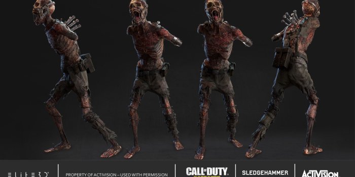1920x1080 ArtStation - Call of Duty WWII Nazi Zombies: Zombie Sprinter, Sergio