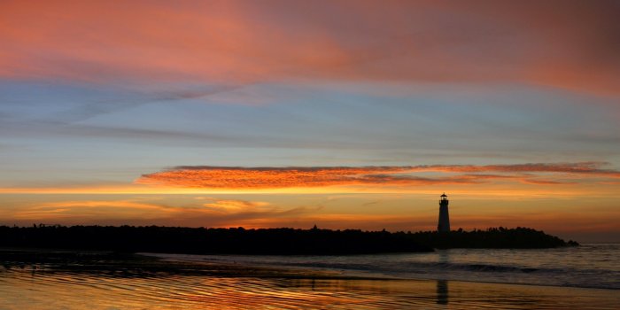 2560x1600 Lighthouse Field State Beach, Santa Cruz wallpaper - World