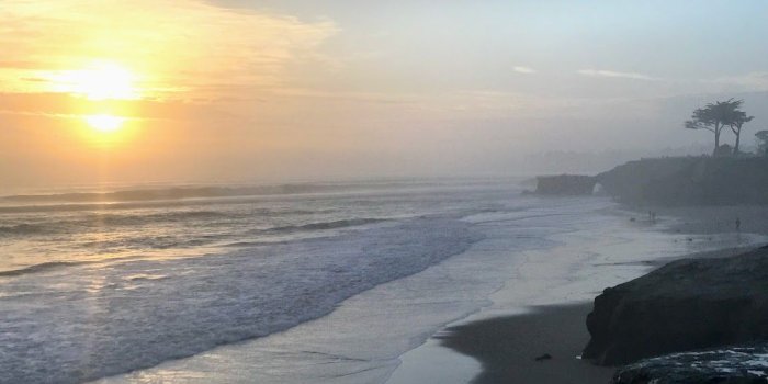 1152x864 Latest Sunset At Cowell's Beach, Santa Cruz, California, United