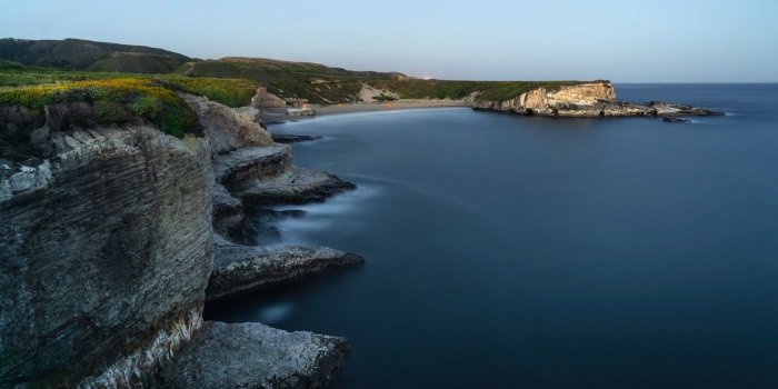 1332x850 Wallpaper beach, California, Santa Cruz County images for desktop