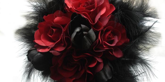 1920x1200 cliserpudo: Black And Red Rose Bouquet Images