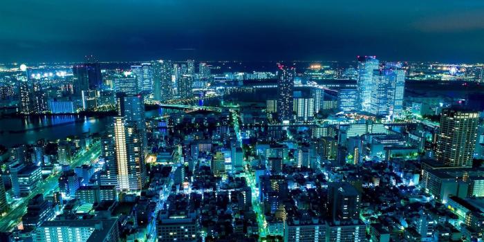 1920x1200 4550933 #city lights, #blue, #Japan, #night, #cityscape wallpaper