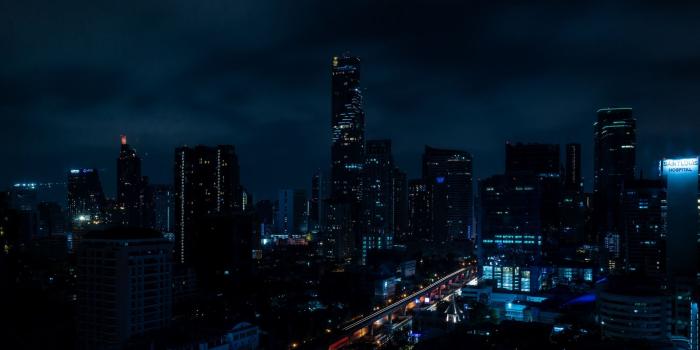 1920x1080 Download wallpaper 1920x1080 night city, city lights, lighting