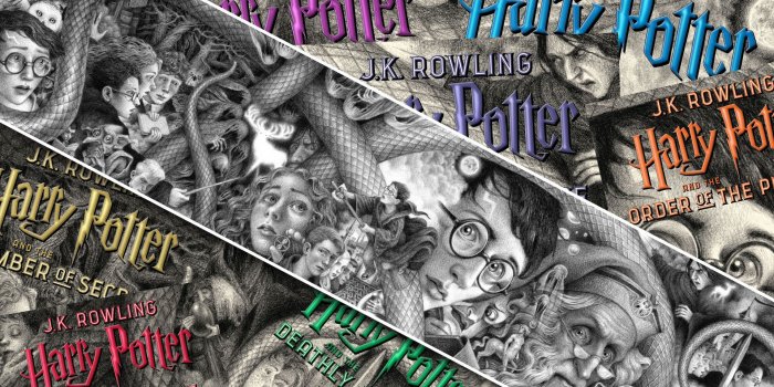 1920x1080 Harry Potter 20th Anniversary: Check out these black and white book