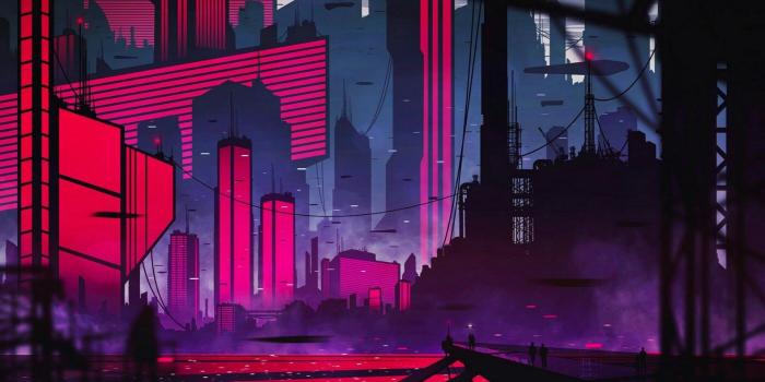 1920x1080 Neon City Wallpapers