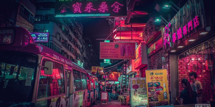 1920x1080 Zaki Abdelmounim's psychedelic Hong Kong | Collater.al