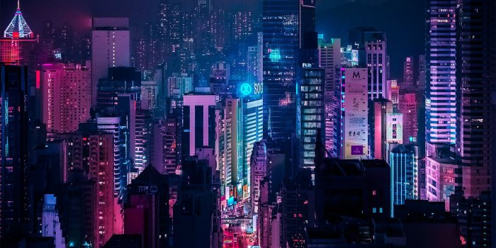 1500x1000 Hong Kong Is Lit Up Like A Manga Comic In This Neon-Glow Series