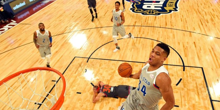 1200x800 Dunks Aplenty Highlight Giannis' All-Star Debut - Brew Hoop