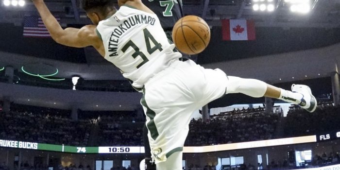 1000x1322 NBA Playoffs: This photo of Jaylen Brown dunking on Giannis is awesome