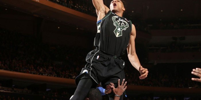1200x675 Watch: Milwaukee Bucks' Giannis Antetokounmpo Leaps Over New York