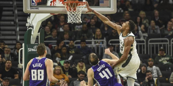 1600x900 Watch: Giannis Antetokounmpo stretches out, throws down ridiculous