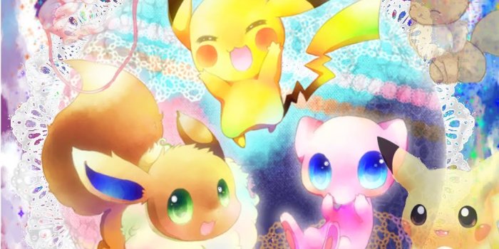 1024x768 Eevee And Pikachu Wallpapers