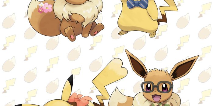 1242x2688 Download This Pokemon Let's Go Pikachu/eevee Wallpaper - Pokemon