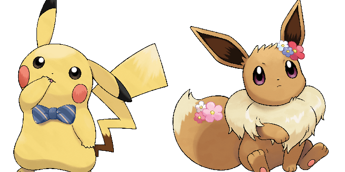 3206x2008 Pokemon Lets Go Pikachu And Eevee Fanart