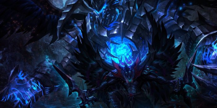 1332x850 Wallpaper wings, the demon, art, Dota 2, Terror blade, Demon