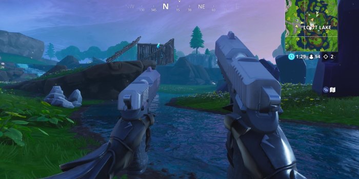 1920x1080 I took this screenshot in replay mode that makes Fortnite look like
