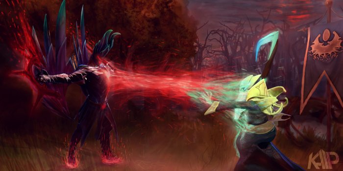 3840x2160 Terrorblade sunders Necrophos - Dota 2 [3840x2160] : wallpaper