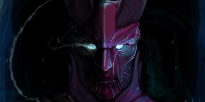 1332x850 Wallpaper the demon, art, horns, Dota 2, Terror blade, Demon