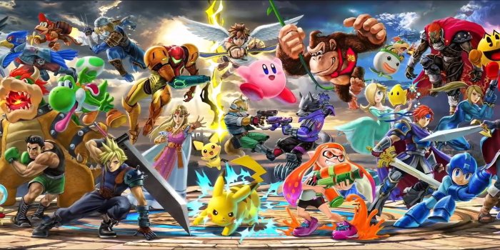 5822x1082 22+] Super Smash Bros. Ultimate HD Wallpapers on WallpaperSafari