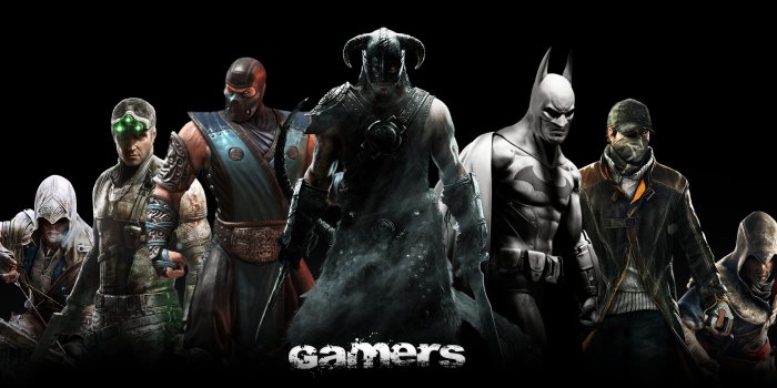 3685x1282 I Am A Gamer Wallpapers