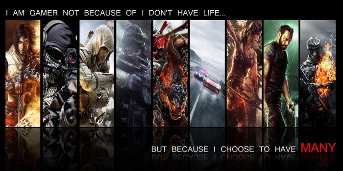1920x1080 I Am A Gamer Wallpapers