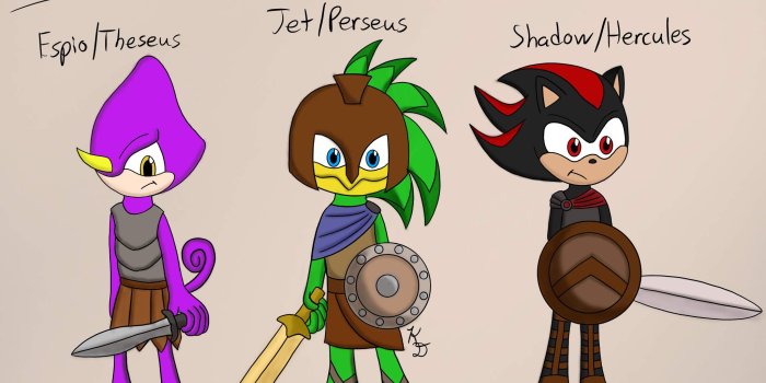 2048x1536 Sonic Characters in the world of Greek Mythology (Storybook