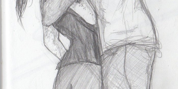 1507x2427 Romantic Couple Drawing Images at PaintingValley.com | Explore